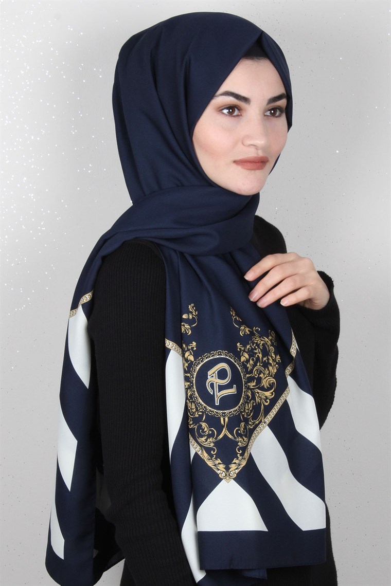 Medine Desenli Şal Eşarppark 1819-2