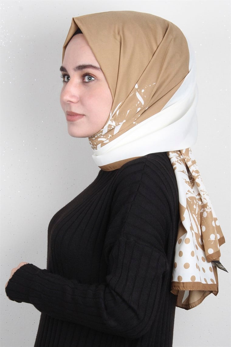 Medine Desenli Şal Eşarppark 1824-4