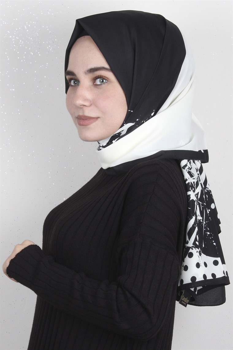 Medine Desenli Şal Eşarppark 1824-7