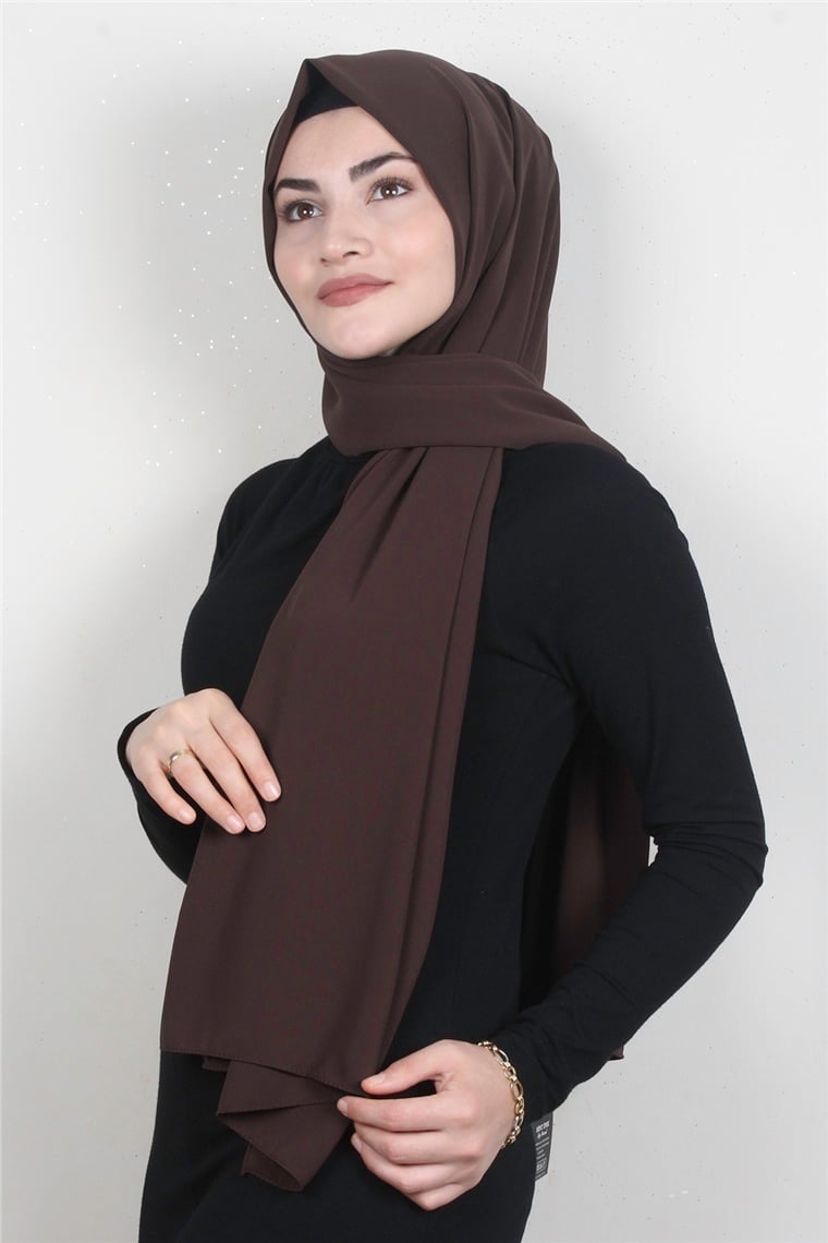 Medine İpeği Şal 1366-22 Kakao