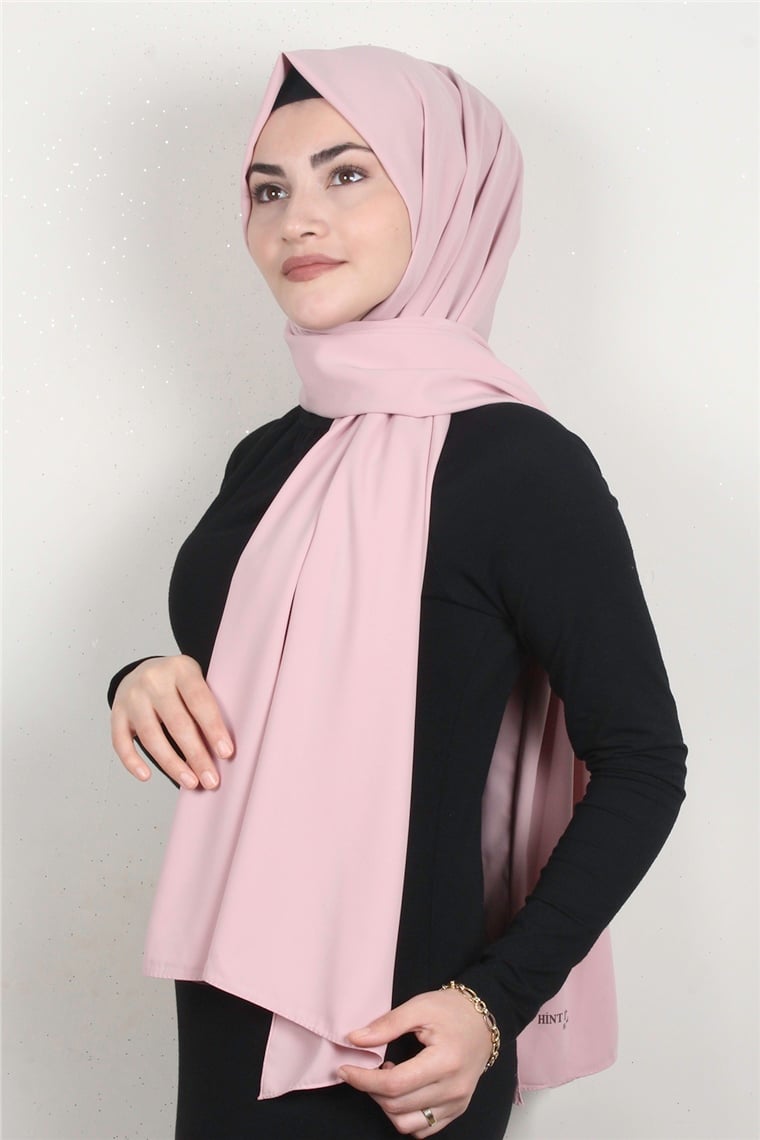 Medine İpeği Şal 1366-26 Pembe 
