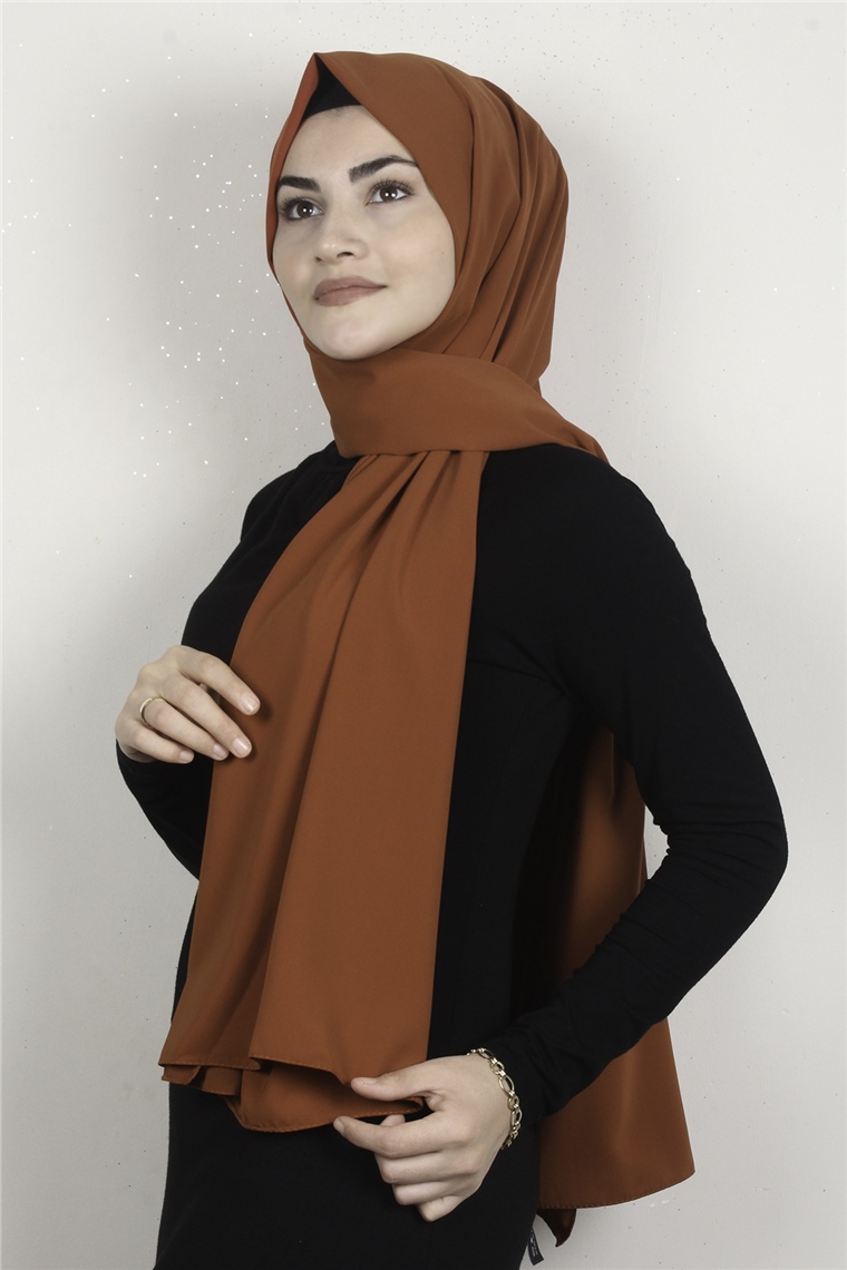 Medine İpeği Şal 1366-36 Kiremit