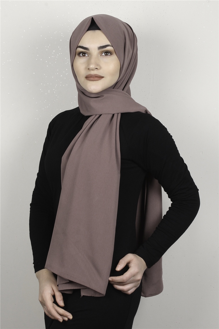 Medine İpeği Şal 1366-4 Gül Kurusu