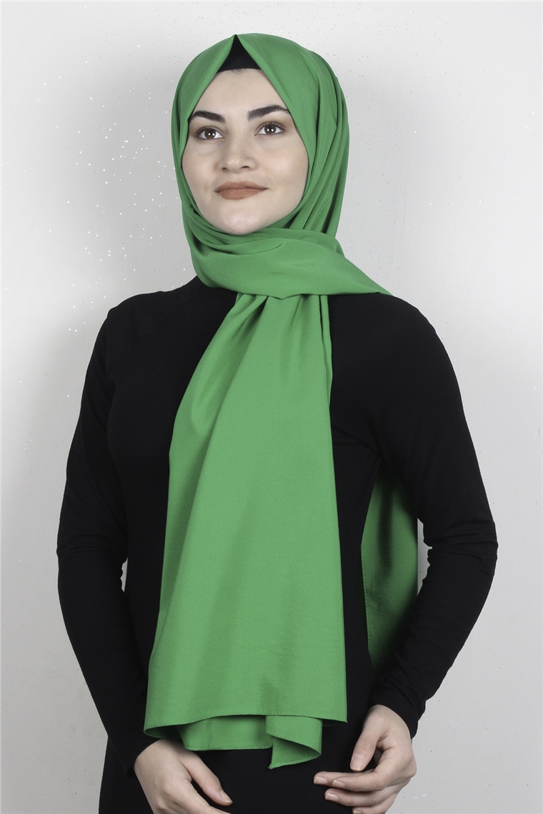 Medine İpeği Şal Lux 1363-15 Yeşil