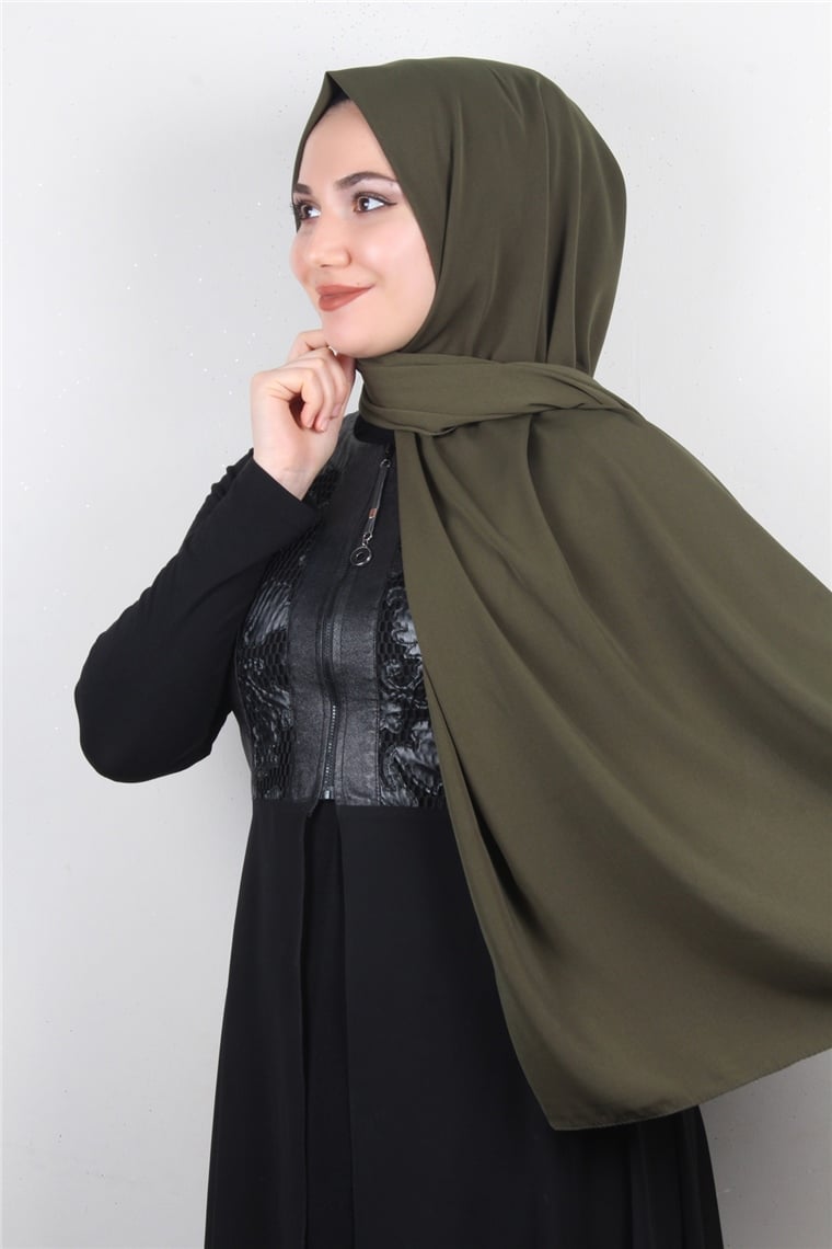 Medine İpeği Şal Lux 1363-32 Haki