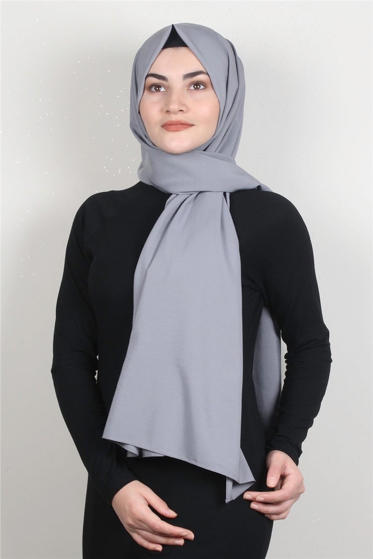Medine İpeği Şal Lux 1363-6 Gümüş