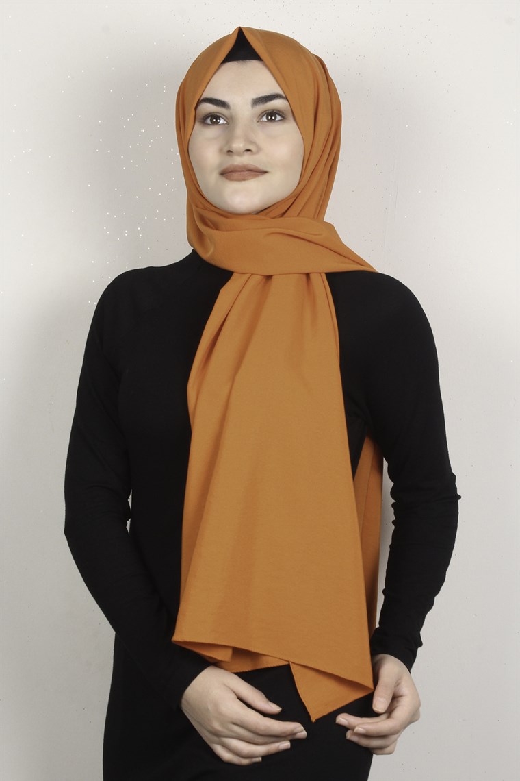 Medine İpeği Şal Lux 1363-9 Turuncu