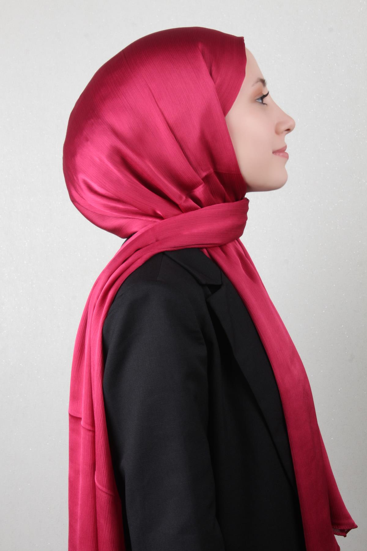 Mihrimah Şal 1377-11 Fuşya