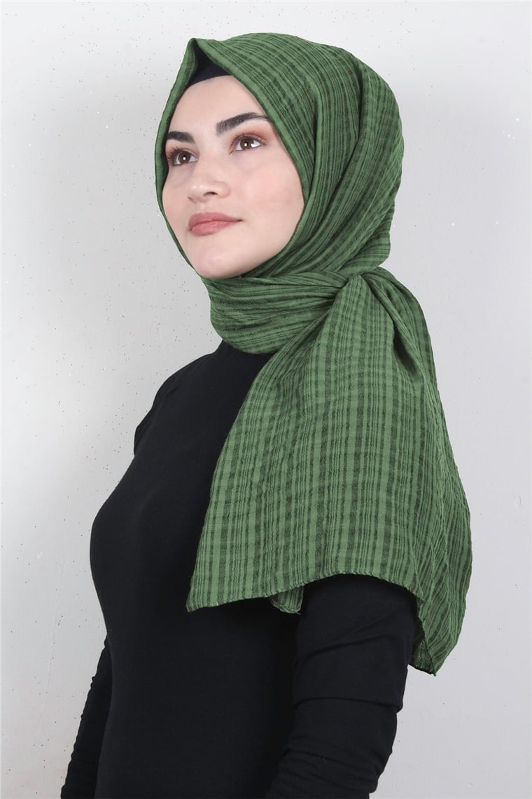 Mistik Pamuk Şal 2626-1 Çimen