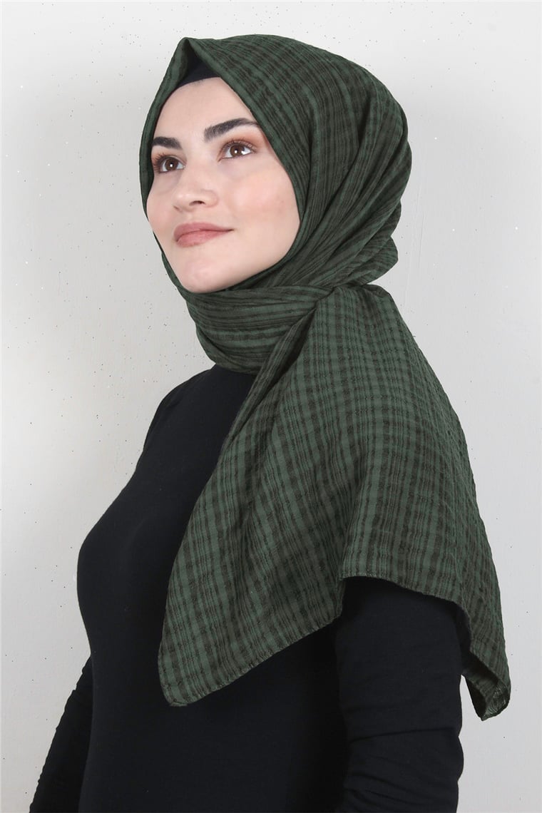 Mistik Pamuk Şal 2626-11 Haki