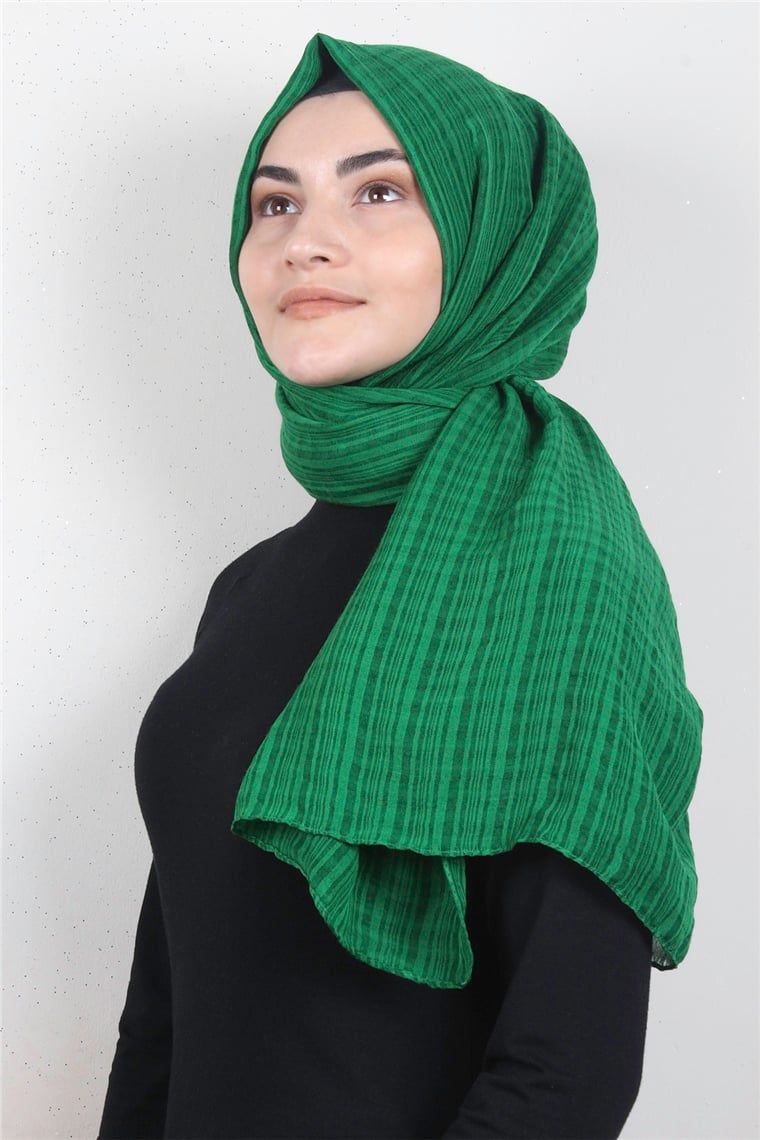 Mistik Pamuk Şal 2626-22 Yeşil