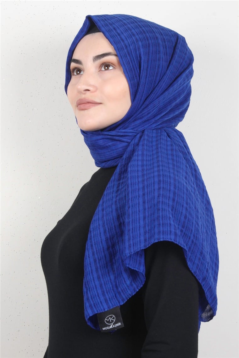 Mistik Pamuk Şal 2626-26 Saks 