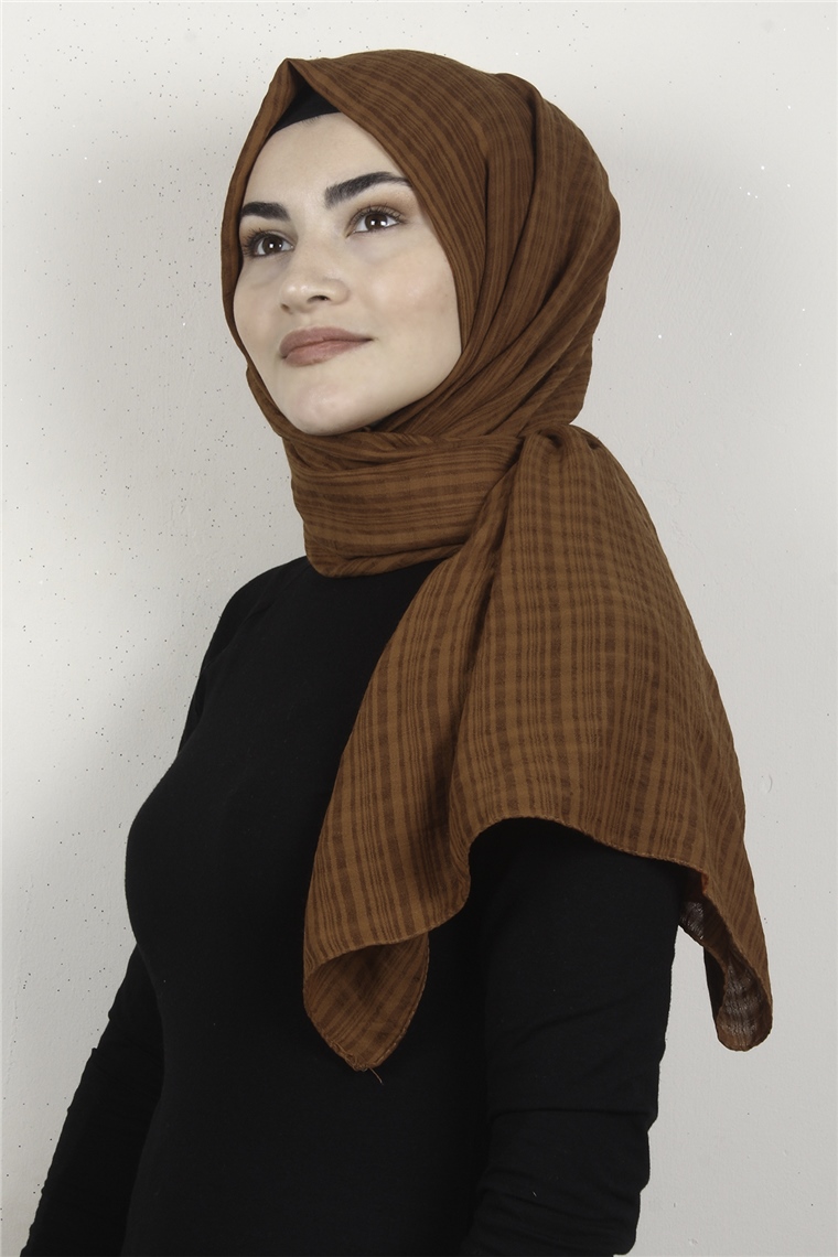 Mistik Pamuk Şal 2626-4 Kiremit