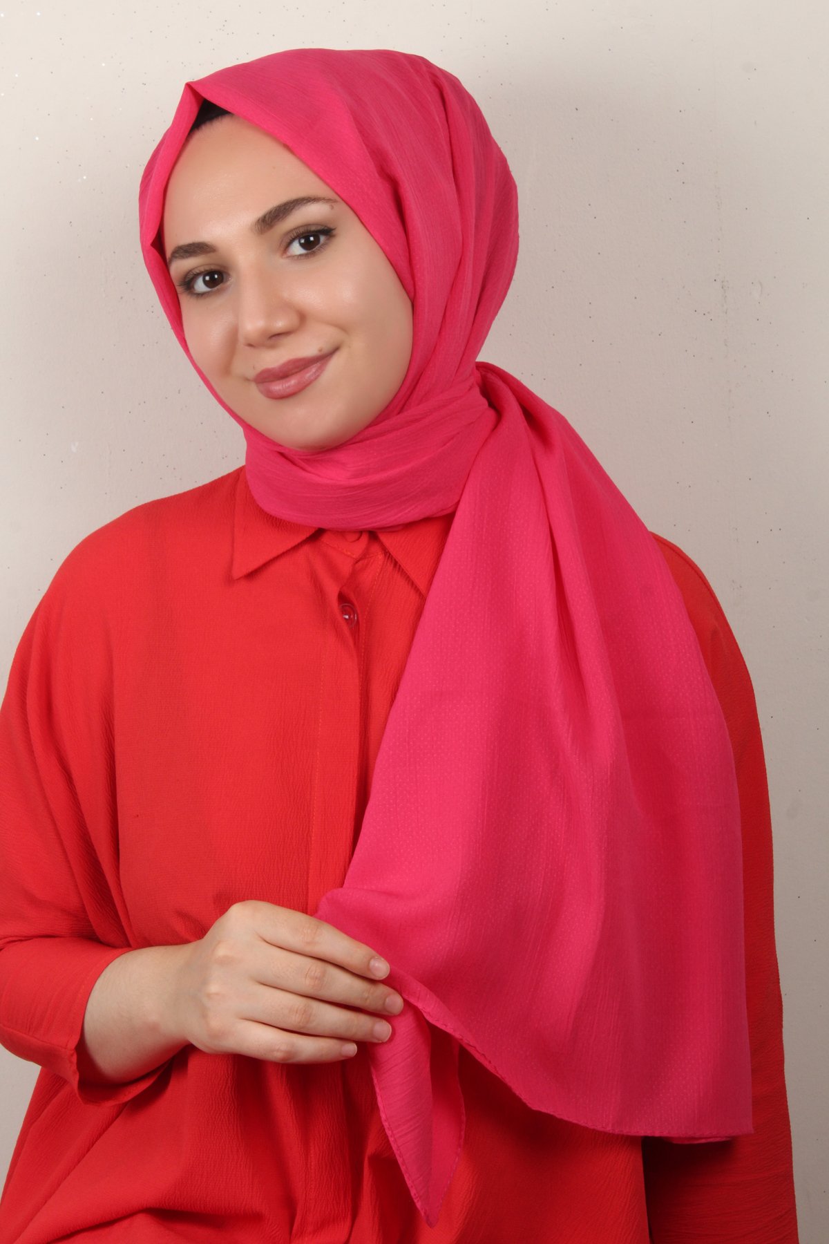 Mk. Krinkıl Serisi 2767-16 Şeker Pembe