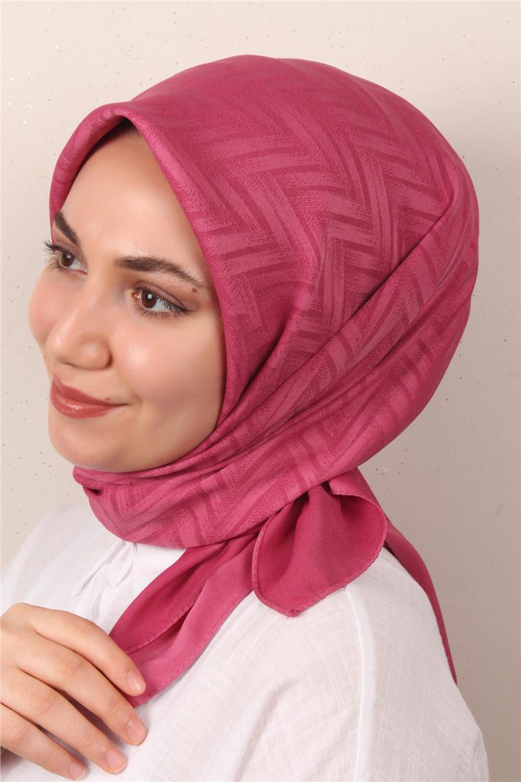Modakaşmir İpeksi Jakar Eşarp 5355-2 Pembe