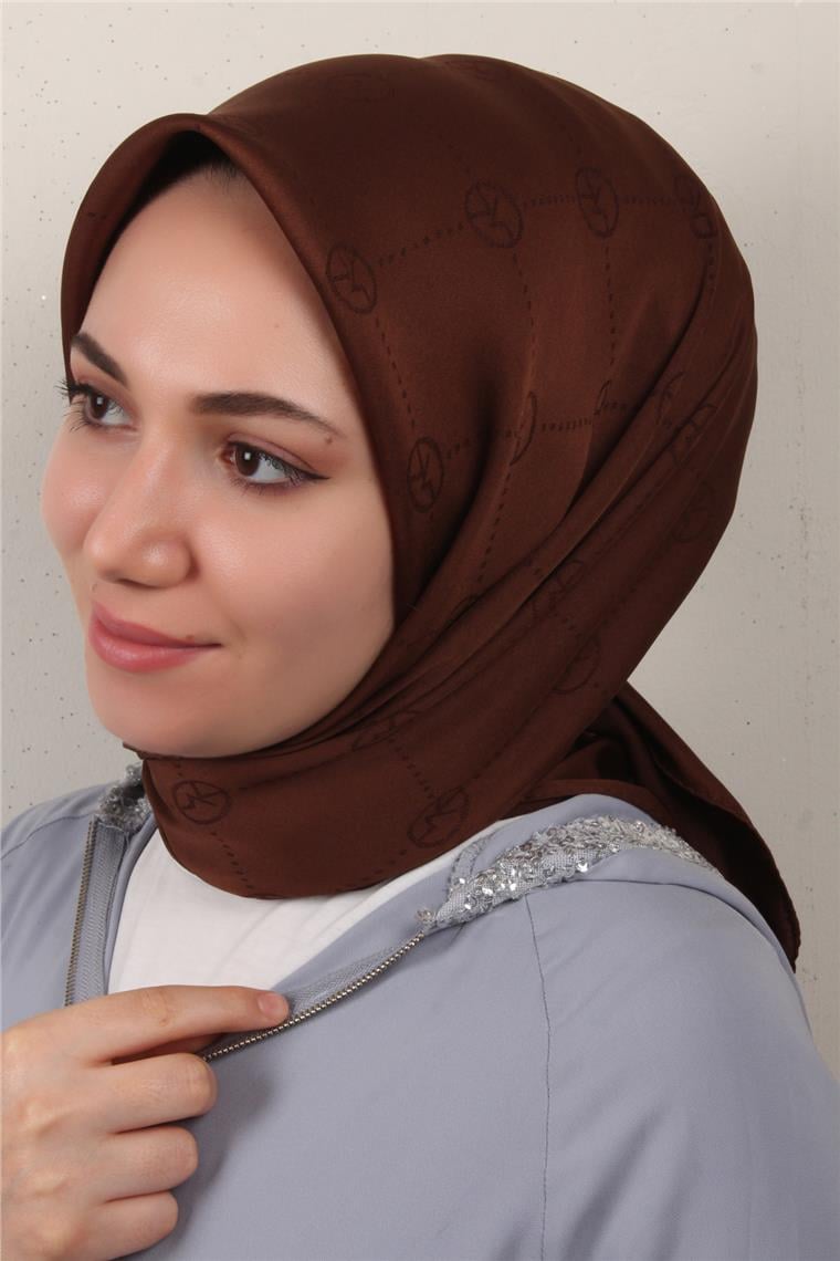 Modakaşmir İpeksi Jakar Eşarp 5357-11 Sıcak Kahve
