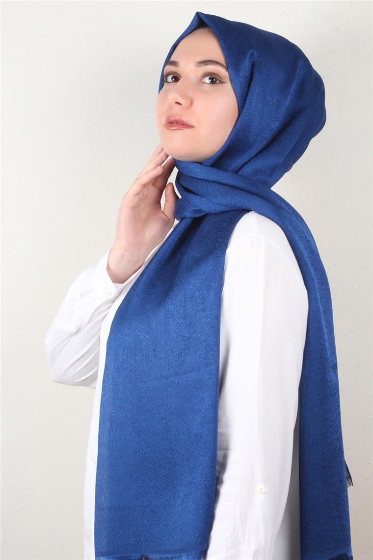 Modakaşmir Jakar Serisi 2755-1 Parmak İzi  Gece Mavisi