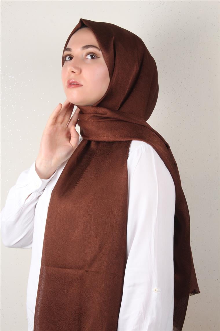 Modakaşmir Jakar Serisi Parmak İzi 2755-19 Kahverengi