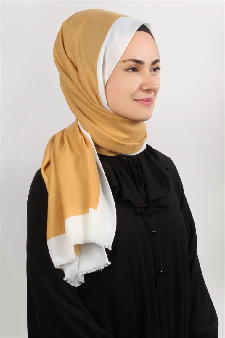 Monogram Şal 127-9 Bal Köpüğü