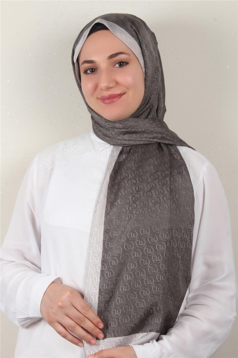 Monogram Şal 145-46 Antrasit