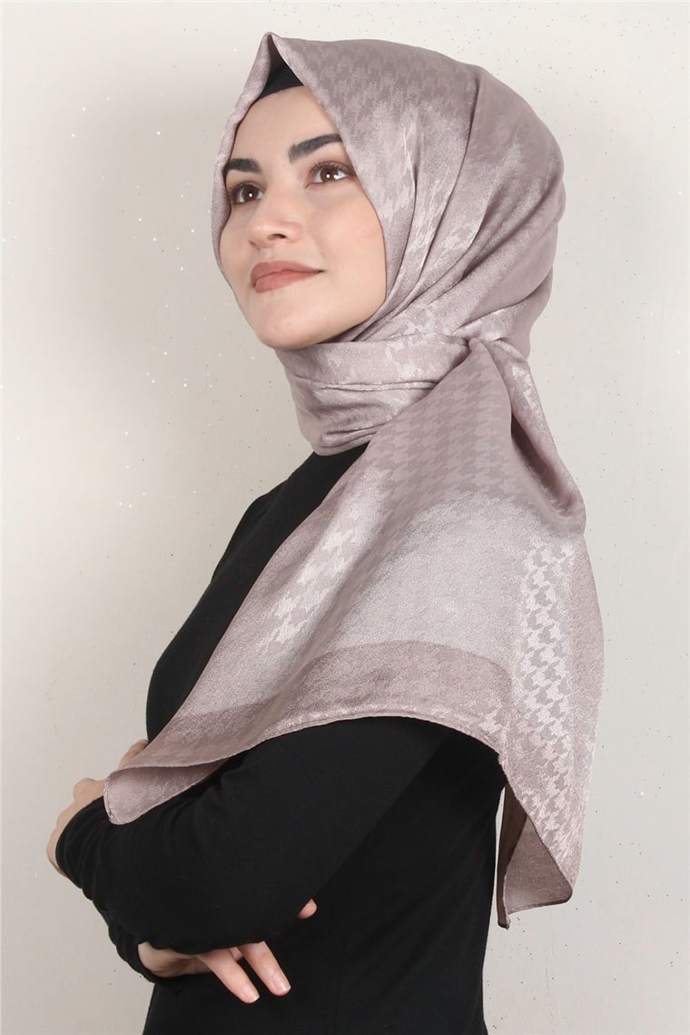 Monogram Şal 149-7 Miskli Kahve