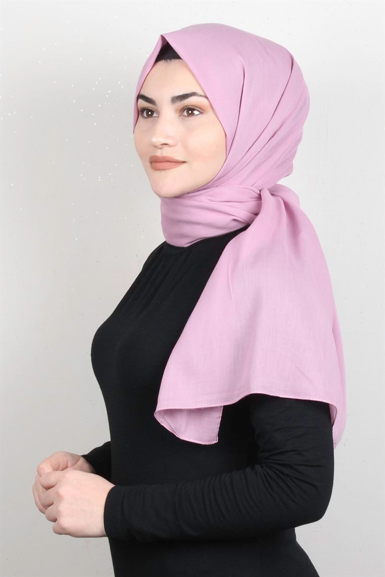 Natural Pamuk Şal 1493-21 Pembe