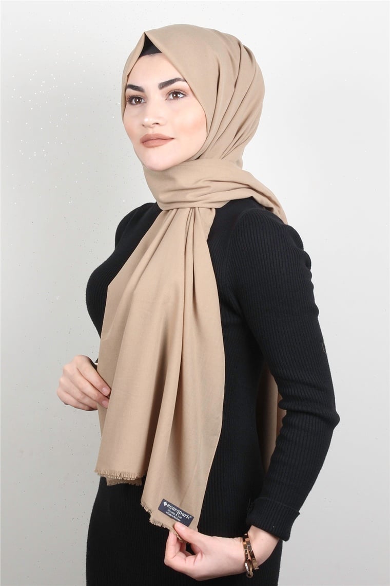 Natural Pamuk Şal 1495-17 Gold