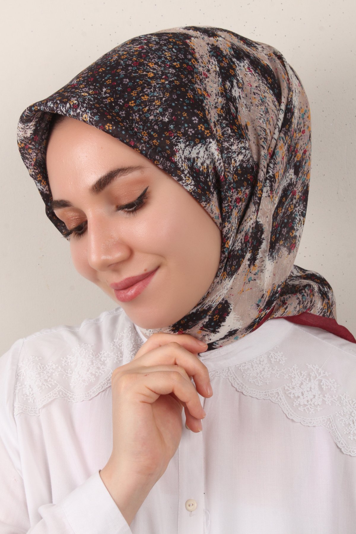 Nirvana Soft Eşarp 3344-3 Bordo