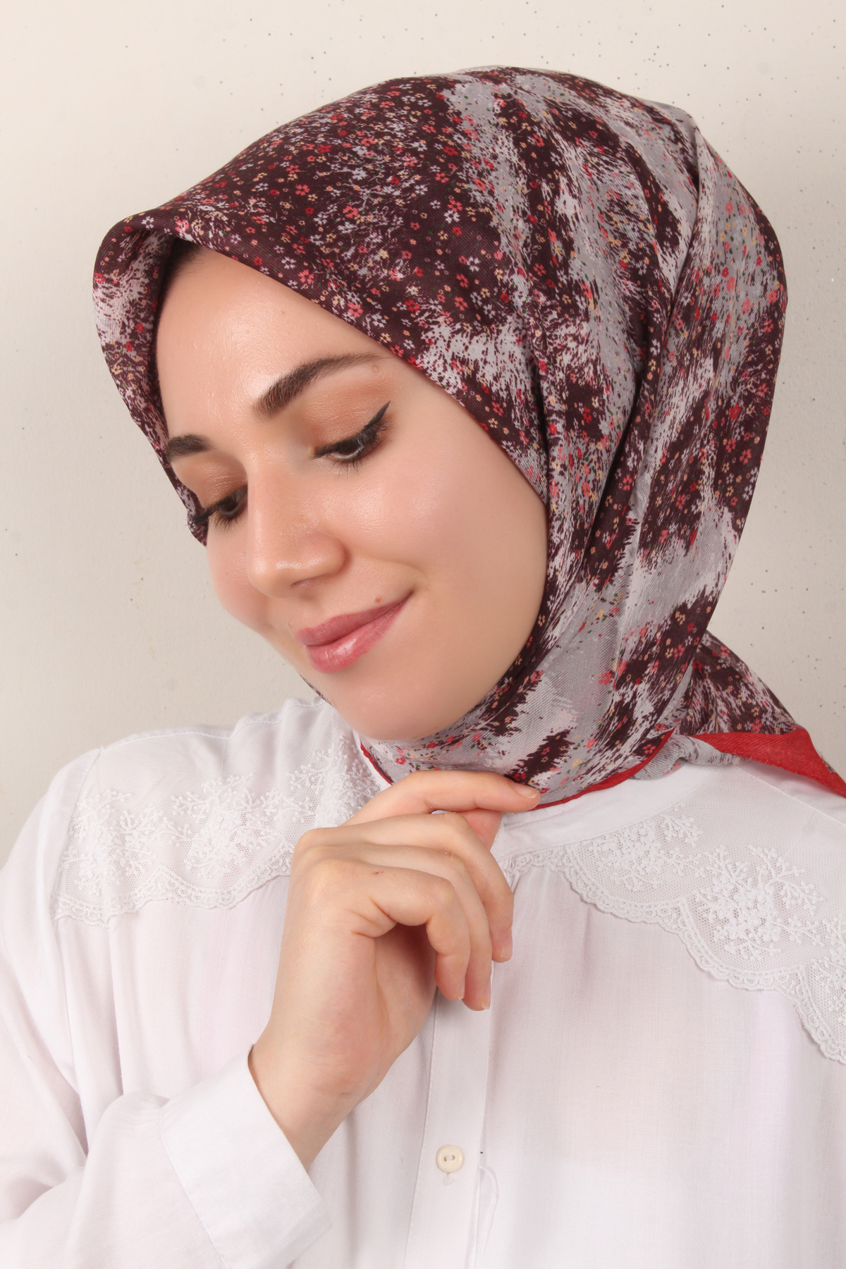 Nirvana Soft Eşarp 3344-7 Kırmızı