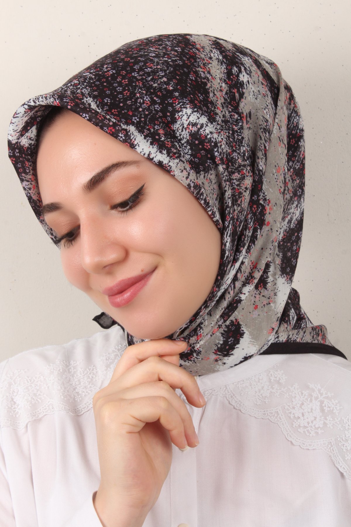 Nirvana Soft Eşarp 3344-8 Siyah