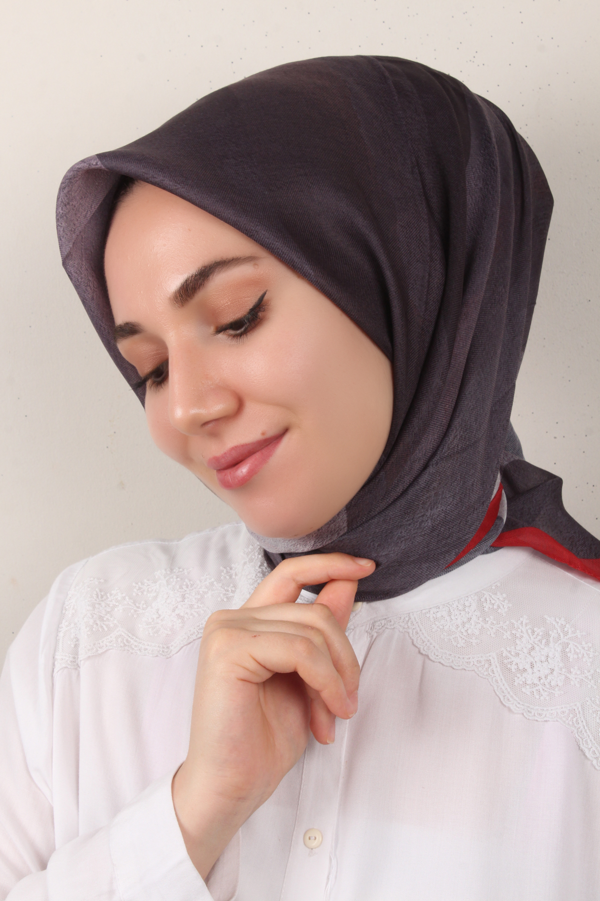 Nirvana Soft Eşarp 3346-2 Kırmızı