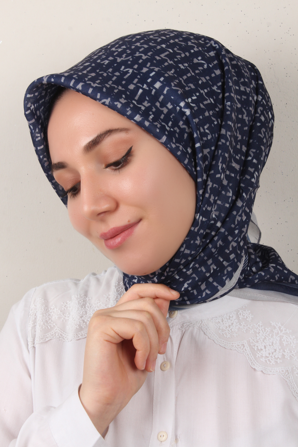 Nirvana Soft Eşarp 3347-4 Lacivert