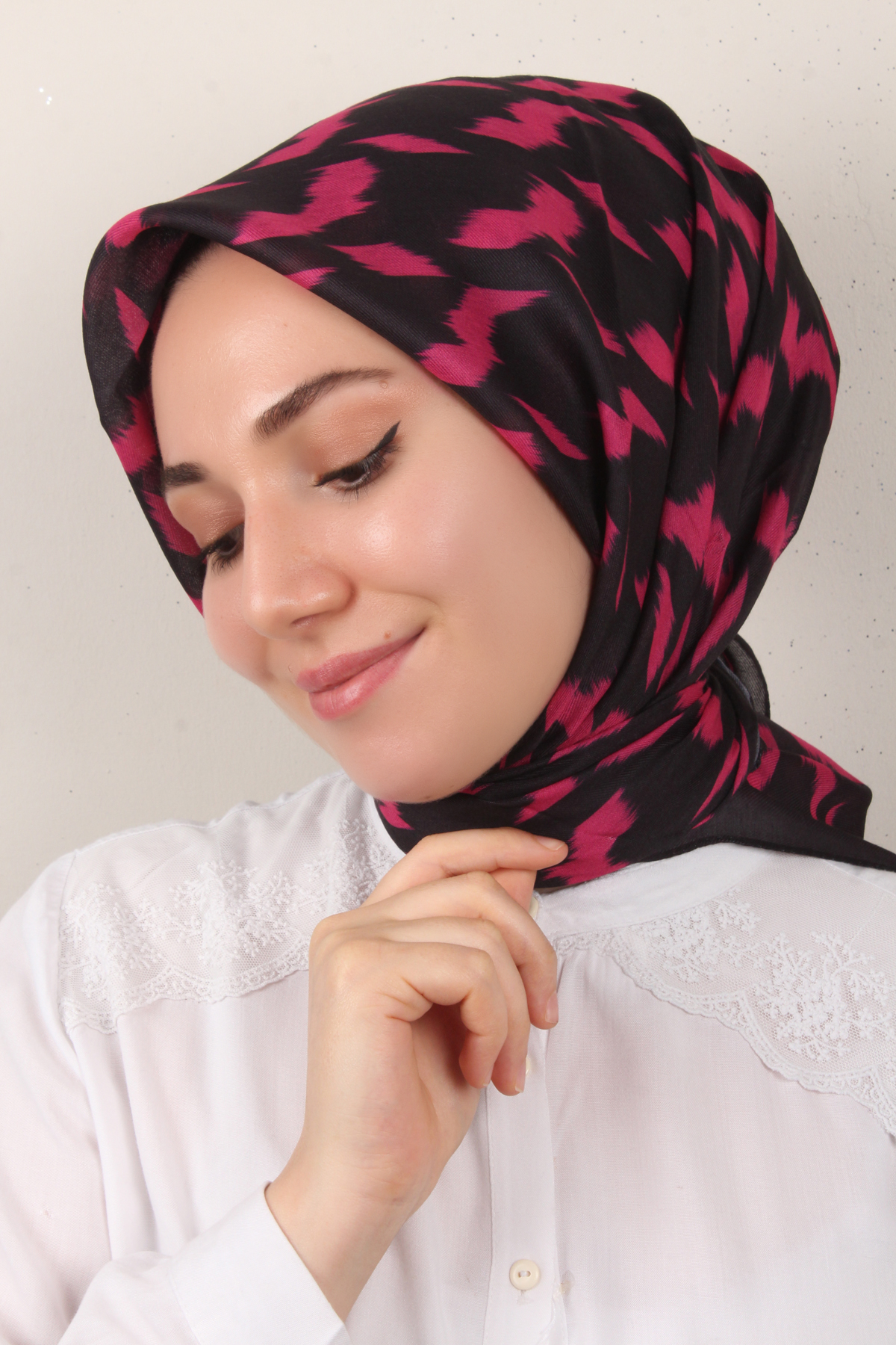 Nirvana Soft Eşarp 3348-1 Fuşya