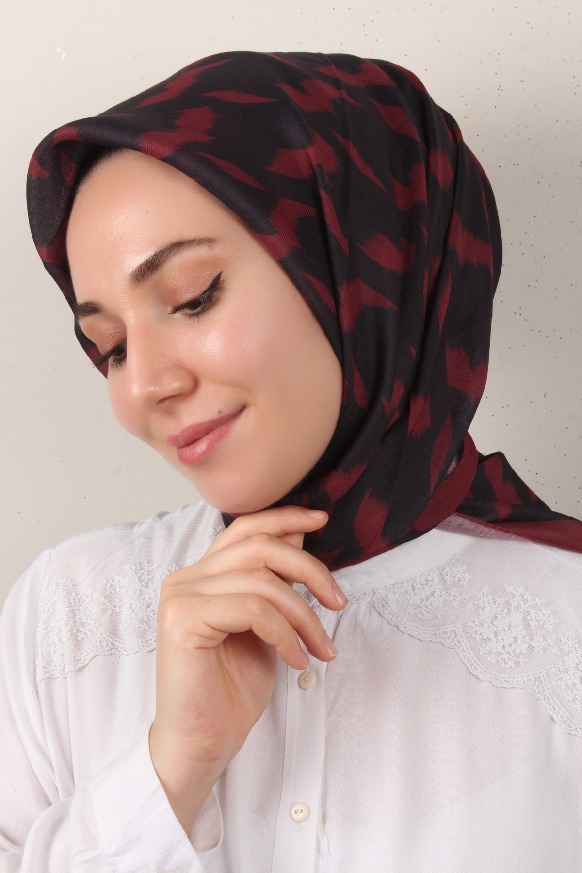 Nirvana Soft Eşarp 3348-11 Bordo