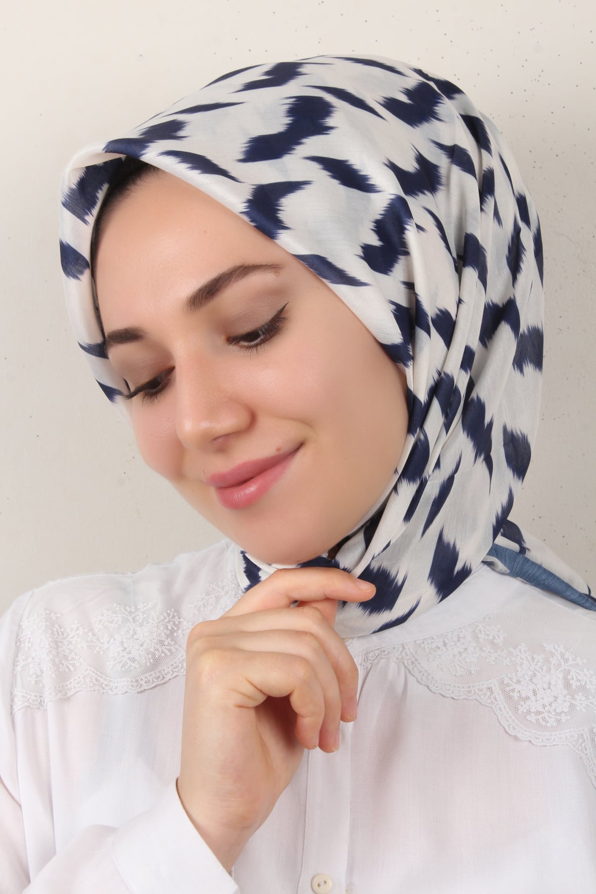 Nirvana Soft Eşarp 3348-13 Lacivert