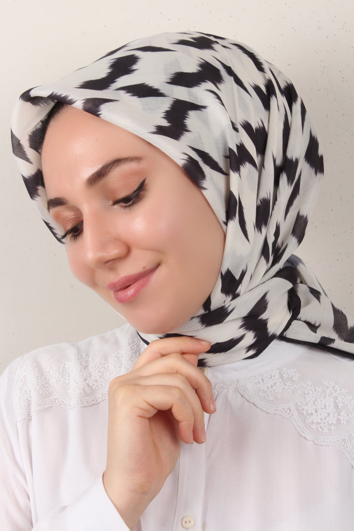 Nirvana Soft Eşarp 3348-2 Ekru