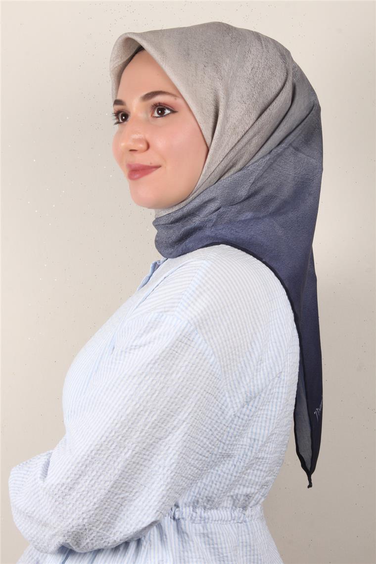 Nirvana Soft Eşarp 8091-8 Lacivert