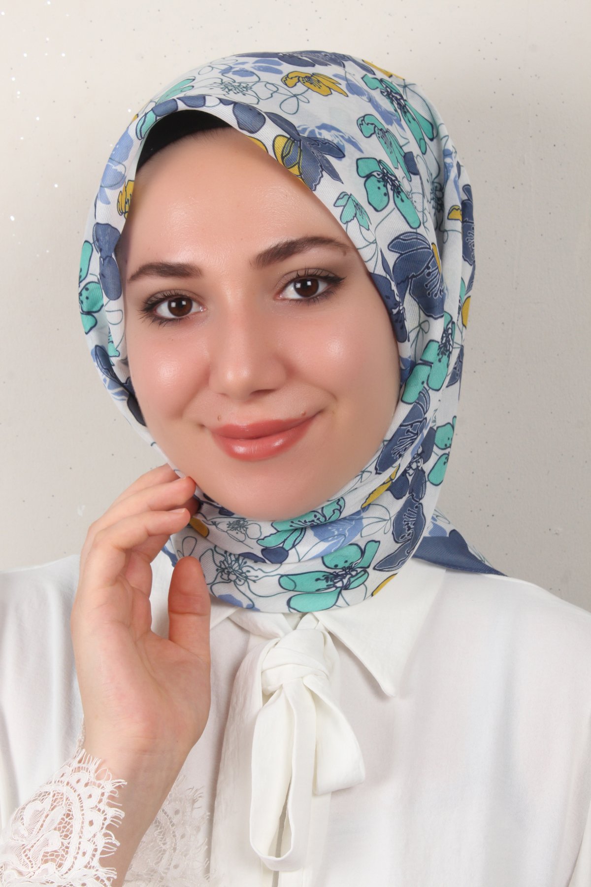 Nirvana Soft Eşarp 8093-1 İndigo