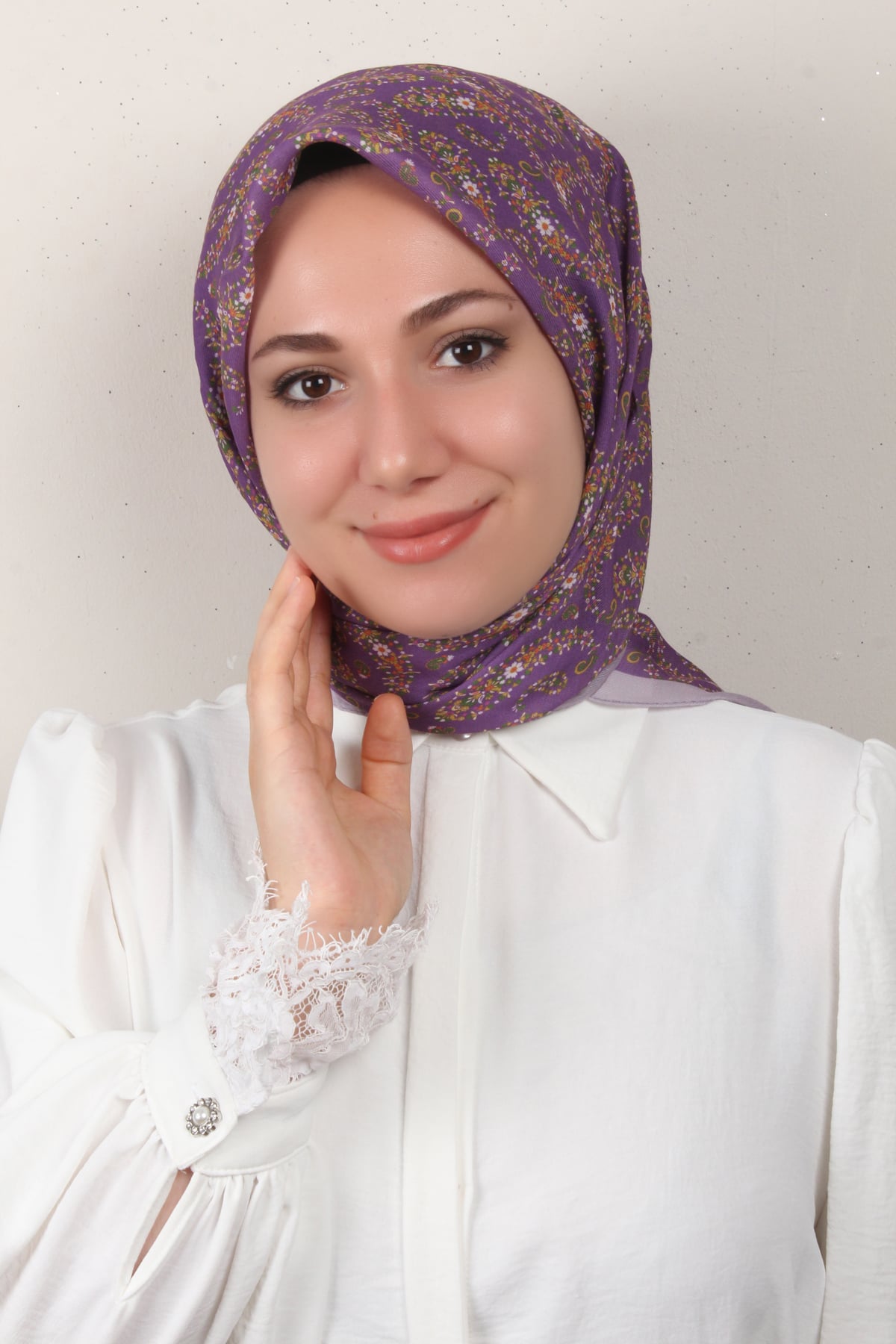 Nirvana Soft Eşarp 8094-5 Mor