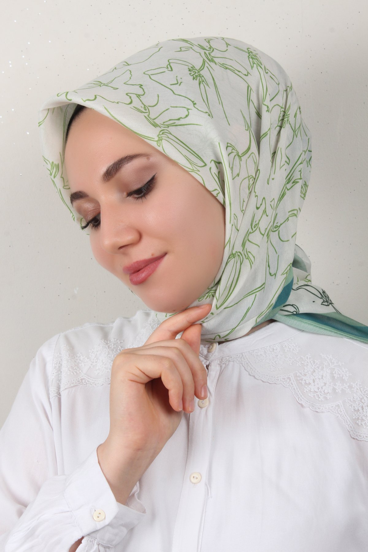 Nirvana Soft Eşarp 8098-10 Su Yeşili