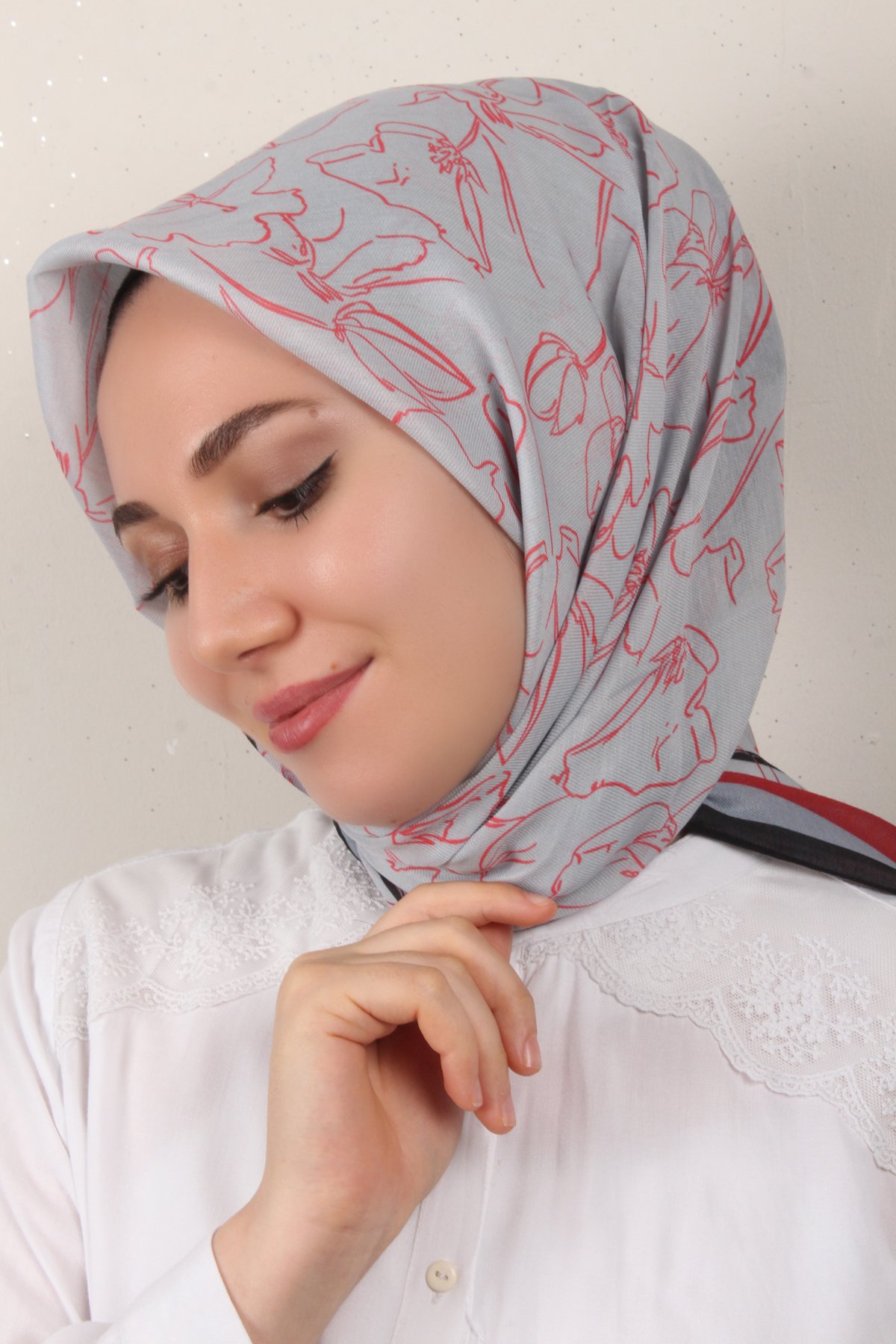 Nirvana Soft Eşarp 8098-17 Gri