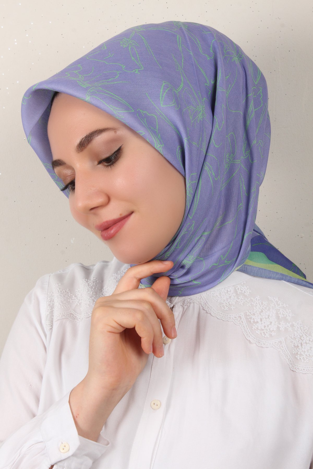 Nirvana Soft Eşarp 8098-4 Lila