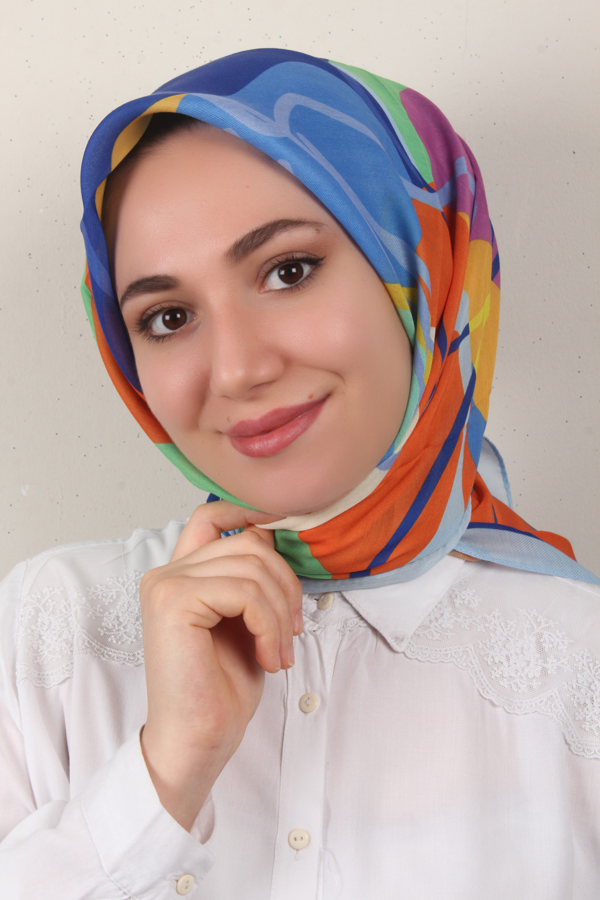 Nirvana Soft Eşarp 8100-7 Bebe Mavisi