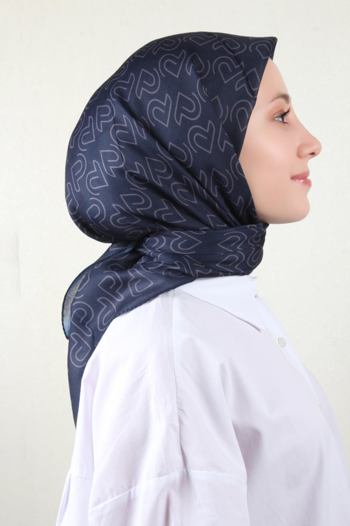 Nirvana Soft Eşarp 8101-6 Lacivert