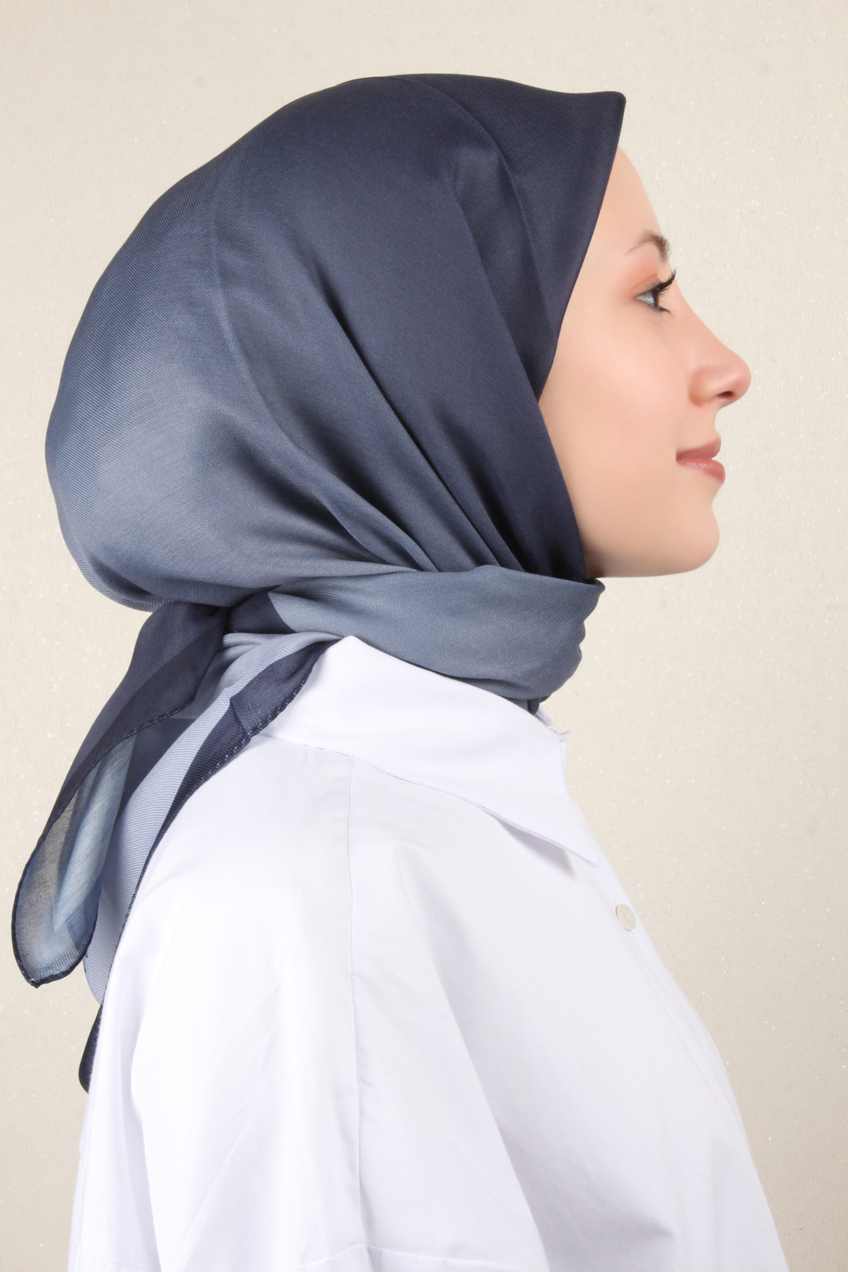 Nirvana Soft Eşarp 8102-2 Lacivert