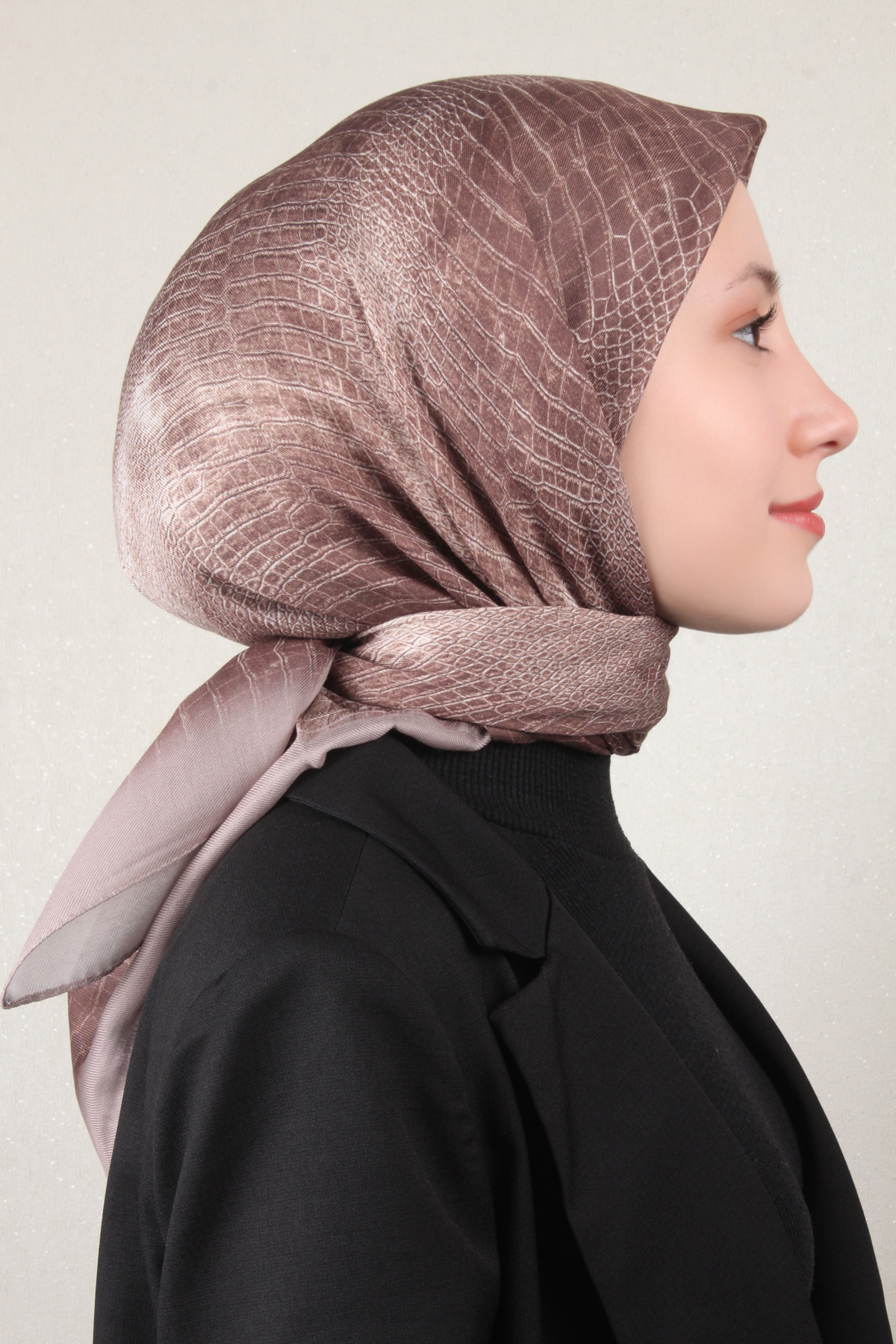 Nirvana Soft Eşarp 8103-17 Koyu Bej