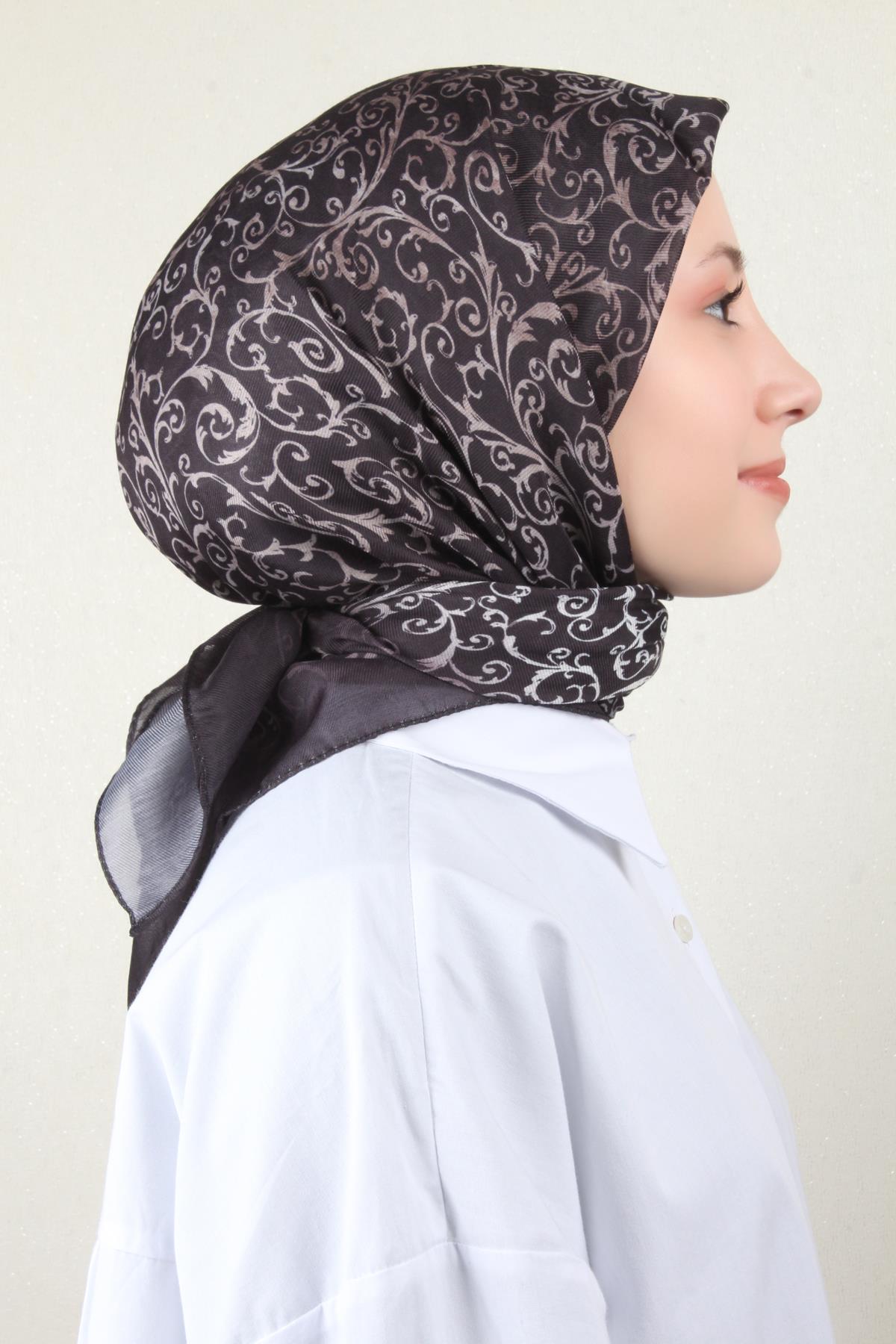 Nirvana Soft Eşarp 8104-3 Siyah