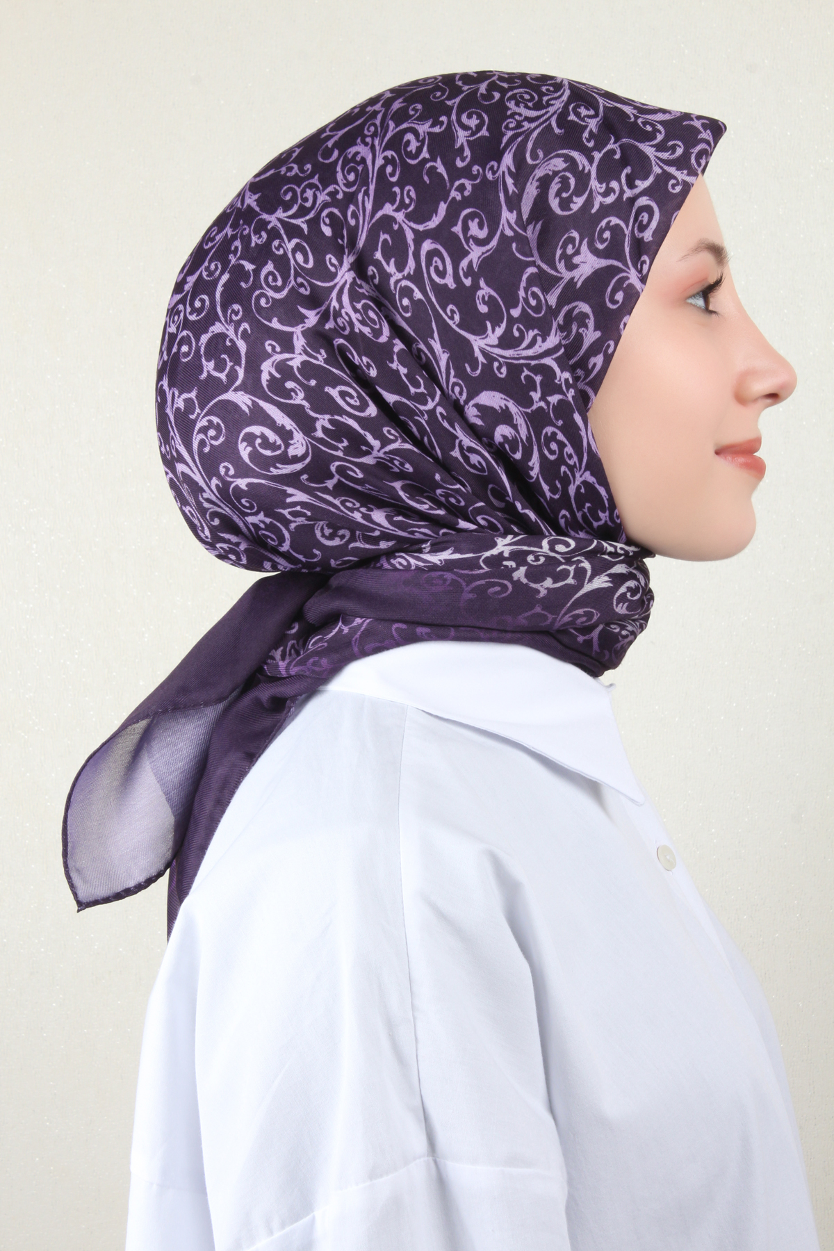 Nirvana Soft Eşarp 8104-5 Mor