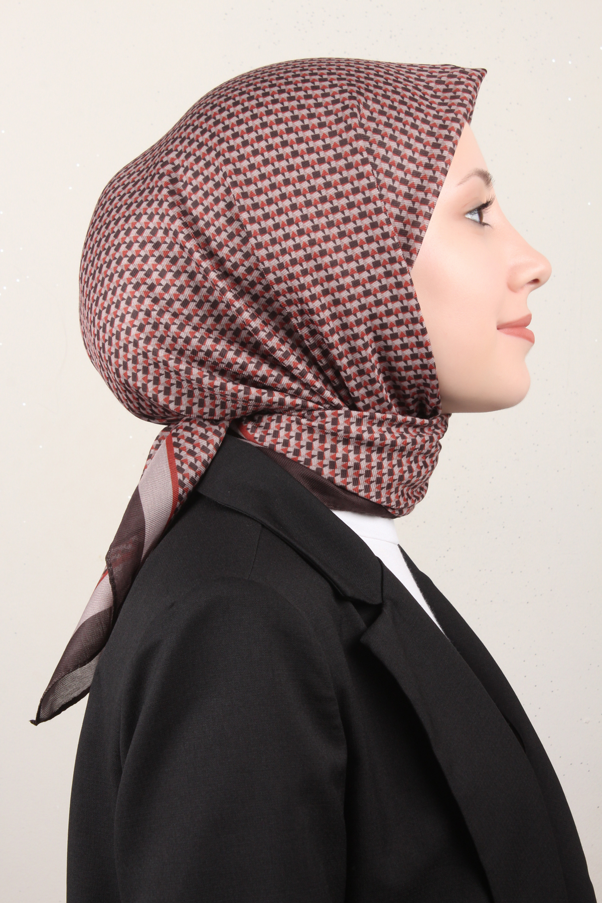 Nirvana Soft Eşarp 8107-4 Koyu Taş