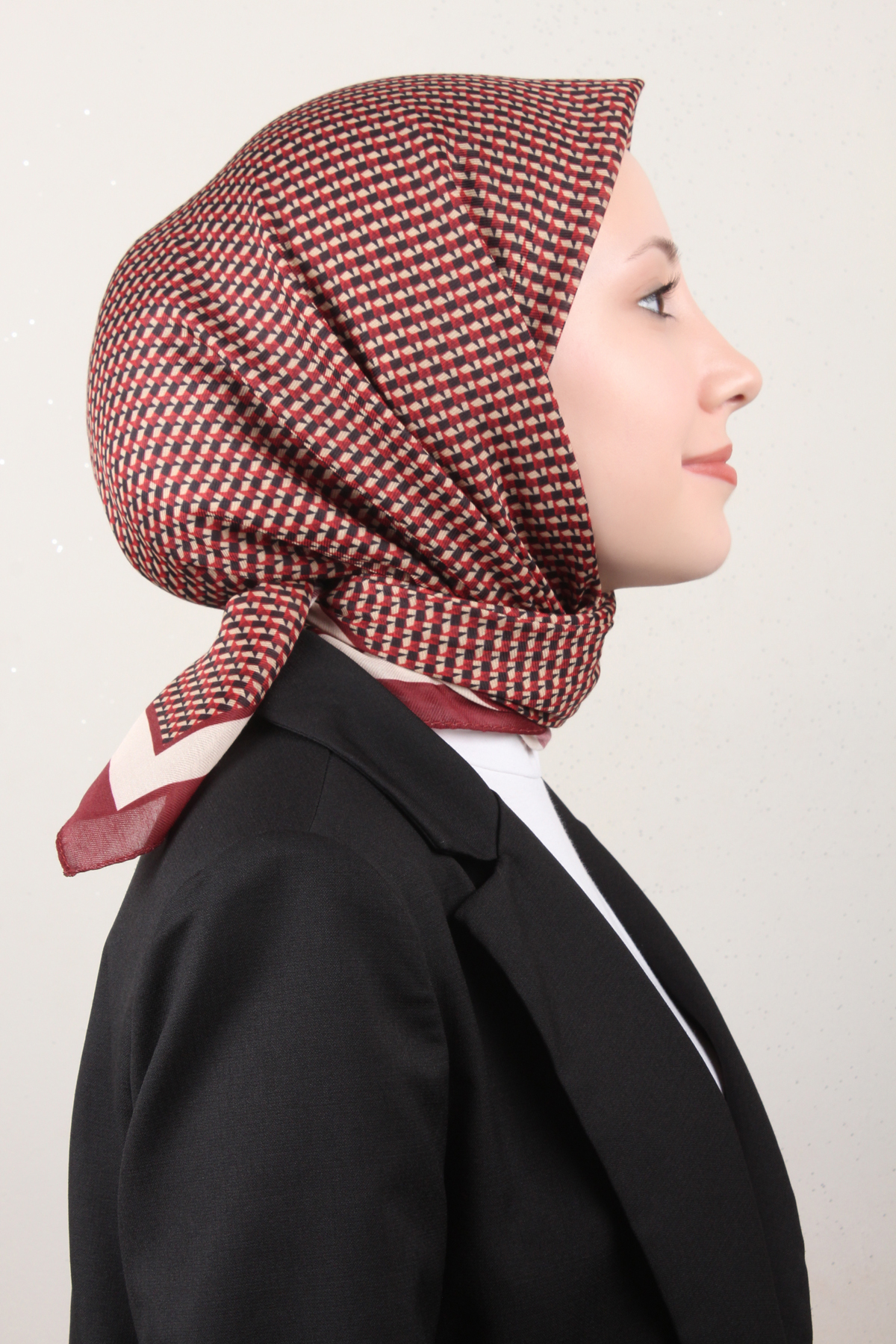 Nirvana Soft Eşarp 8107-8 Bordo